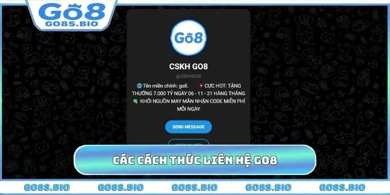 Các cách thức liên hệ GO8 không thể bỏ qua