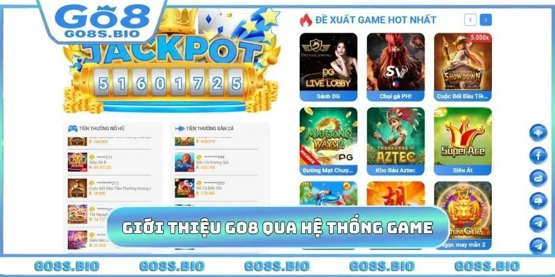 Giới thiệu GO8 qua hệ thống game phong phú 