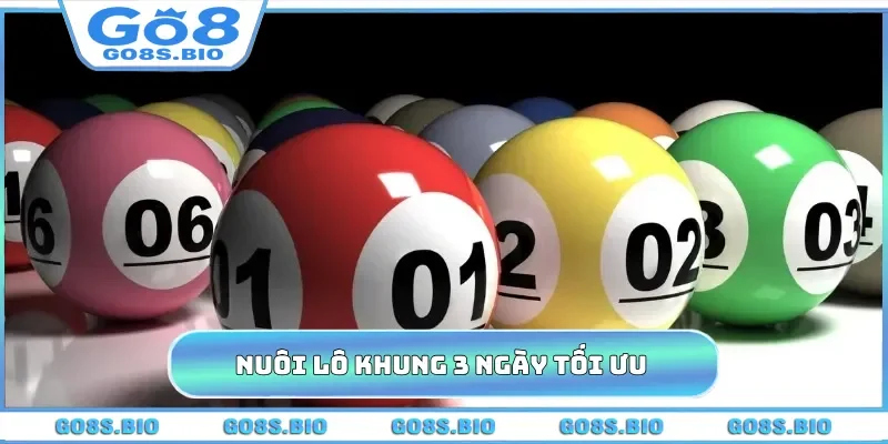 Nuôi Lô Khung 3 Ngày - Tối Ưu 88% Lợi Nhuận Hiệu Quả Tại GO8