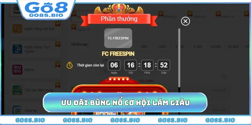 Ưu đãi bùng nổ cơ hội làm giàu